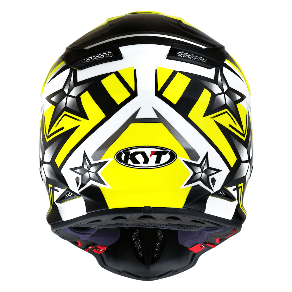 KYT Helmet - Skyhawk Ardor Yellow Fluo
